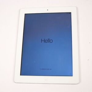 Apple iPad 2, A1395,  16gb, White/Silver Tablet TESTED WORKING