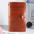 To My Daughter From Mom Engraved Leather Journal Notebook Diary Xmas Best Gifts