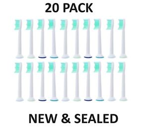 20 Electric Toothbrush Replacement Brush Heads FITS MOST Philips Sonicare NEW