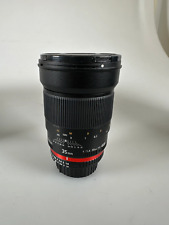Rokinon 35mm f1.4 AS UMC Wide Angle Lens Nikon (Manual Focus, AE chip)