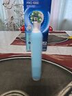 Oral-B Pro 1000 Rechargeable Electric Toothbrush Turquoise Pressure Sensor READ
