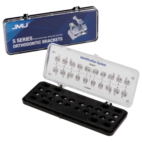 JMU Dental Orthodontic Metal Brackets Braces Standard Roth 018 022 Hooks 345