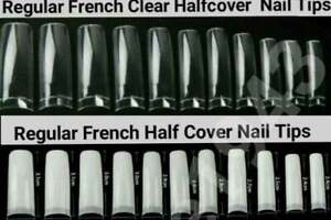 100/500Pcs French Tapered Coffin Artificial False Nail Tips Fake Nails - Jargod