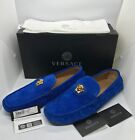 Versace Medusa Head Suede Drivers $775 size US 10 (43) NEW IN BOX W/ PAPERS!