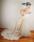 ATELIER AIMEE Montenapoleone WEDDING GOWN DRESS 2-PIECE w. CORSET $4,695