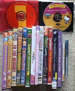 Lot Of 12: Kids Pre-School Educational Cartoon DVDs