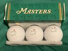 MASTERS Golf Balls Augusta National Slazenger Sleeve of three balls NEW