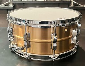 USA Made Ludwig 6.5 x 14 Acro Bronze Snare  Drum Pasic Display Model