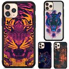 For iPhone 14 15 Plus Pro Max sticker print design tiger Fitted Case Skin