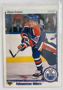 1990-91 Upper Deck Hockey #344 Adam Graves - Edmonton Oilers