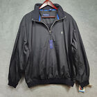 Auston Reed London Men XL Golf Jacket 1/4 Zip Pullover Windbreaker Fast Dry