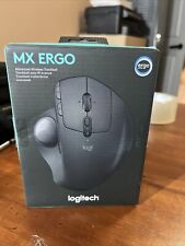 Logitech MX ERGO Wireless Trackball Mouse with Ergonomic Design  New Open Box