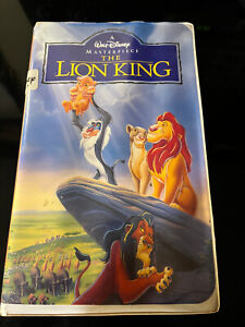 The Lion King Walt Disney VHS Tape 1995  Masterpiece Collections  Animated Movie