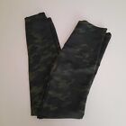 SPANX Camo Leggings Womens Size Small Green Look At Me Now Seamless Shaping