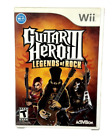 Guitar Hero 3 III Legends of Rock (Nintendo Wii, 2006) COMPLETE w/ Manual CIB