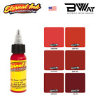 ETERNAL Tattoo Ink RED Colors Tones Individual Single Bottles 1/2 oz Single USA