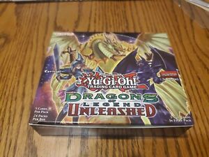 Yugioh Dragons Of Legend Unleashed Booster Box Opened (23 Packs Sealed)