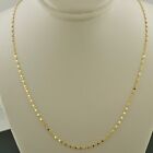 14K YELLOW GOLD 1.3MM POLISHED MARINE LINK 18 INCH NECKLACE