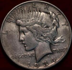 1934-S San Francisco Mint Silver Peace Dollar