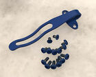 Flat Blue Titanium Deep Pocket Clip W/Stainless Screws For Benchmade Knife