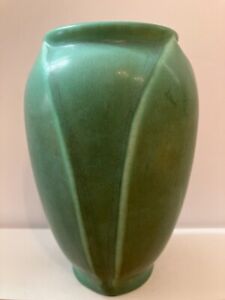 Rookwood Pottery 1928 Vintage green Ceramic Vase #2282