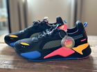 Size 9.5 - Mens' PUMA RS-X SUNSET  Black w/Accents New w/Box& Tag Cool Casual