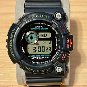 Casio G-Shock GW-200-2 NAVY BLUE Final Frogman GW200 Tough Solar Digital Watch