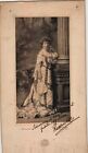 ROYAL Vintage Cabinet Card SIGNED AUTO - Princess Henriette of Belgium 1870-1948