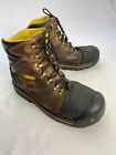 KEEN Steel Toe Utility Work Boots Men Size 11.5 ASTM F2413-11 Dark Brown Leather