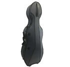 New 3/4 Gray Color Cello Foamed Case with Two wheels / Extra one Rosin