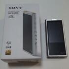 SONY NW-ZX300 WALKMAN 64gb Silver Portable Audio Player Used Good Japan import