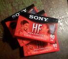 New ListingLot of 4 - Blank SONY HF Cassette Tapes Sealed And Brand New 90 Minute Tape