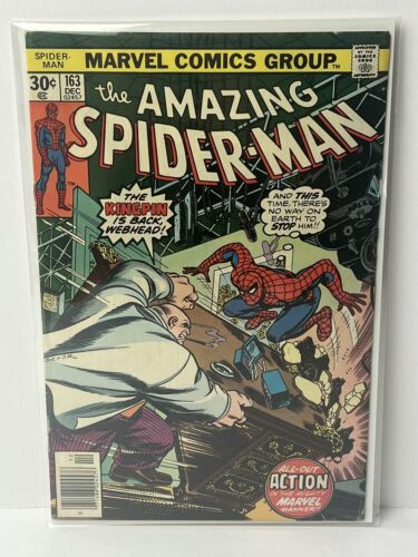 New ListingAmazing Spider-Man #163 Marvel Comics 1976 Bronze Age, Boarded