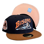 New Era Buffalo Bisons Sliding Buster 59FIFTY Fitted Hat Bisons Patch MiLB 7 3/4