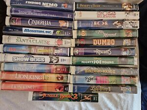 Lot Of 21 Walt Disney VHS Tapes