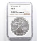MS70 2017 American Silver Eagle - Graded NGC *699