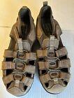 Skechers SHAPE UPS 11805 Brown Leather Fishermen Strappy Sandals Womens Size 6.5