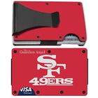 San Francisco 49ers Guardian Angel Titanium Carbon Fiber RFID Blocking Wallet D7