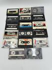 Lot of 17 Previously Used Audio Cassette Tapes Sold as Blank C60 60 Minute Tapes