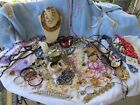Rare Large lot Vintage to Now Costume Jewelry 6 lbs Stones New/Used