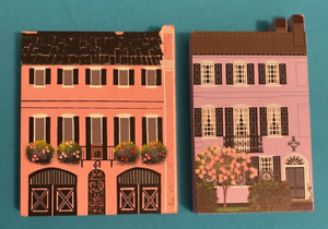 Shelia's Painted Houses RAINBOW ROW Charleston SC 1990 & 97