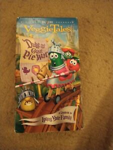 Veggie Tales Duke And The Great Pie War (VHS, Big Idea, Green Tape)