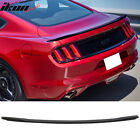 Fits 15-23 Ford Mustang GT Factory Style Rear Trunk Spoiler Unpainted Black ABS