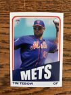 Tim Tebow New York Mets Rookie Baseball Card  Brand New *Free Shipping*
