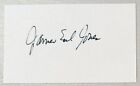 James Earl Jones Signed Autographed 3x5 Card SWAU Authenticated Star Wars