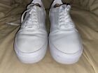 Vans Off the Wall 507698 Men's Size 10.5 White Leather/Canvas Skate Shoes.
