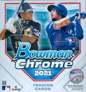 2021 Bowman Chrome Baseball Factory Sealed Hobby Lite Box