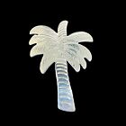 Vintage Sterling Silver 925 Palm Tree Brooch Pin or Pendant 2