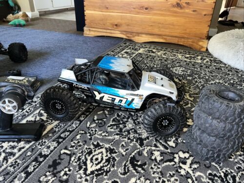 Axial Yeti 1/10 With Upgrades NO CHARGER OR BATTERY Two Sets Of Tires/wheels