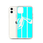 St. Petersburg Pelican City Logo iPhone Case Teal Clear Background VerticalLarge